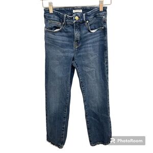 Good American Straight Leg Jean Size 2/26 Blue EUC N0555